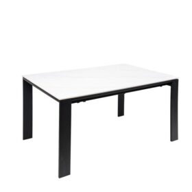 Mesa ext. JANET 140 blanco/negro