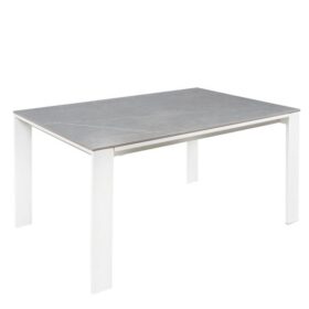 Mesa ext. JANET 140 gris/blanco