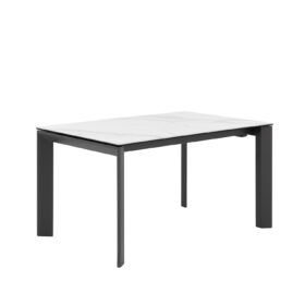 Mesa ext. TAMARA 160 blanco/negro