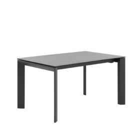Mesa ext. LISA 140 gris/negro