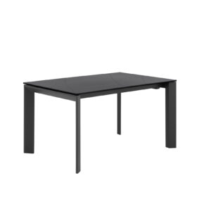 Mesa ext. LISA 140 negro/negro
