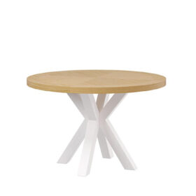 Mesa fija BEVERLY 100 roble/blanco