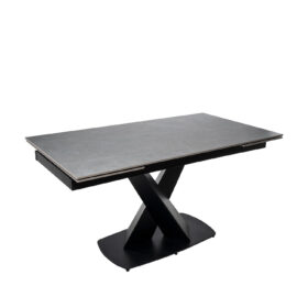 Mesa ext. VALERI 160 gris/negro