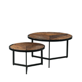 Set mesas centro KIAN madera