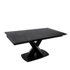 Mesa ext. VALERI 160 negro/negro