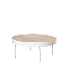 Mesa centro BILL roble/blanco
