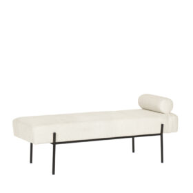 Banqueta edimburgo beige/negro