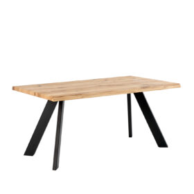 Mesa fija lucina 140 roble/negro