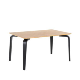 Mesa fija stacy 140 roble/negro