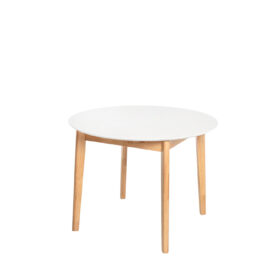 Mesa ext. liana 100 blanco/roble