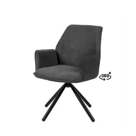 Silla carlyn gris oscuro