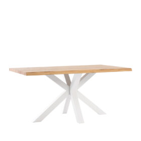 Mesa fija grace 140 roble/blanco