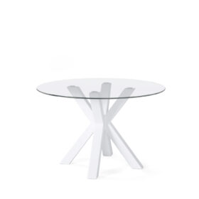 Mesa fija jade 100 cristal/blanco