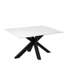 Mesa fija joyce 140 blanco/negro