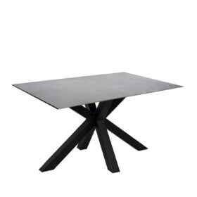 Mesa fija joyce 140 gris/negro