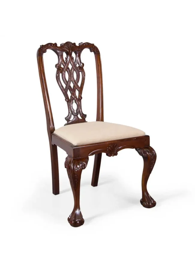 Vista SILLA CHIPPENDALE-STUART-clasico-keen replicas