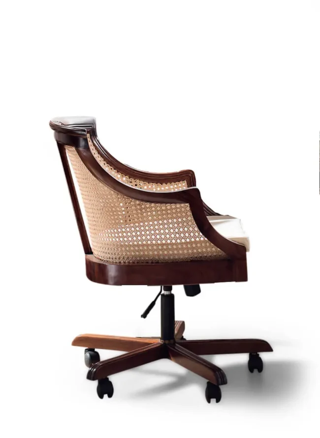 Vista Sillón de DESPACHO GIRATORIO-clasico-keen replicas