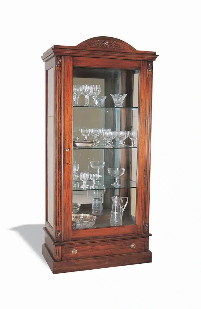 Vista mueble Vitrina Elena-clasico-keen replicas