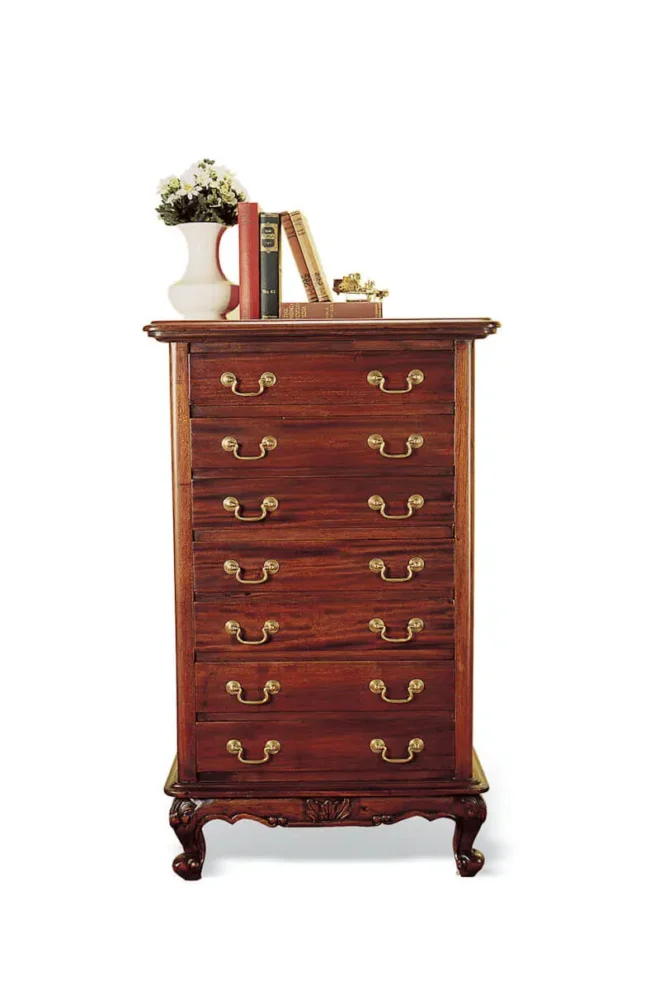 Vista COMODA VICTORIANA ALTA-clasico-keen replicas